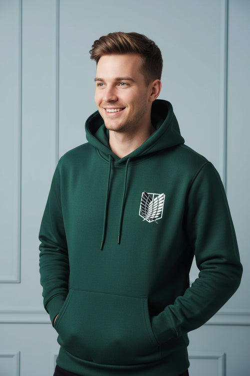 Men Attack on Titan Anime Hoodie