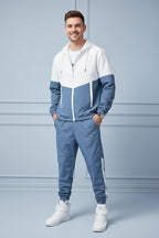 Men Hooded Jacket Jogger Tracksuit