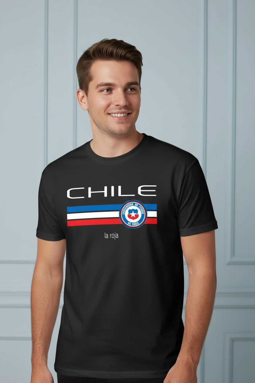 Men Chile Vintage Football Home Jersey