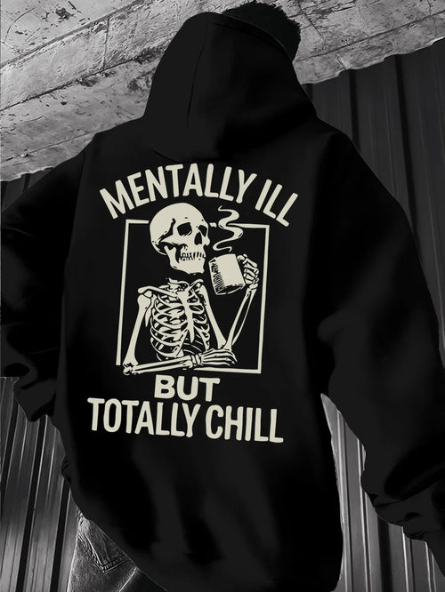 Men Lightweight Loose Pullover Hoodie