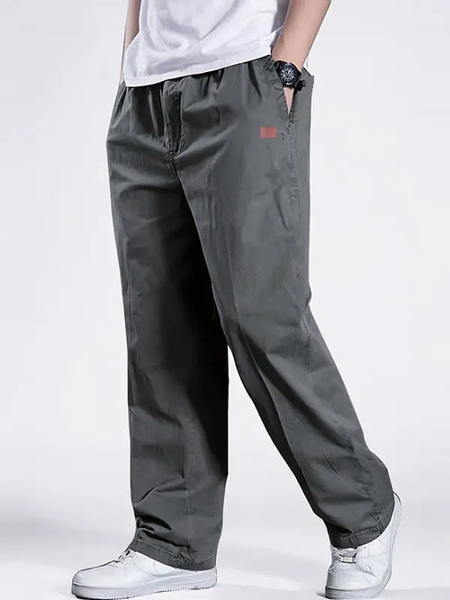 Men Relaxed Fit Cargo Jogger Pants