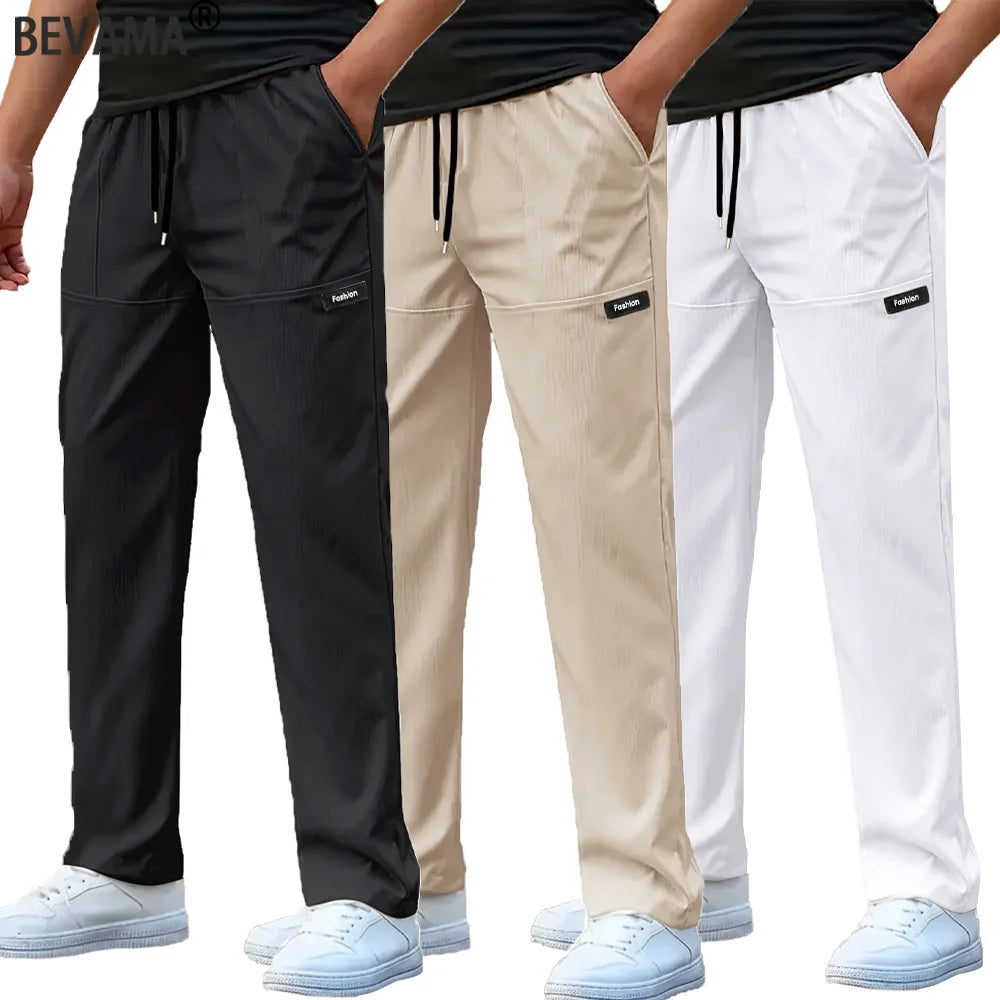 Men Lightweight Casual Loose Trousers