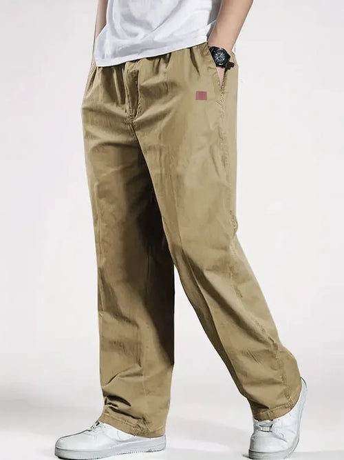 Men Relaxed Fit Cargo Jogger Pants