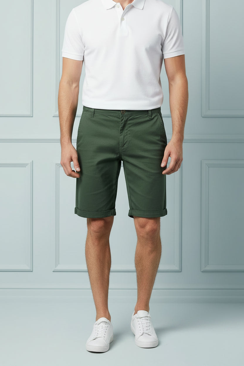 Cotton Solid Shorts for Men