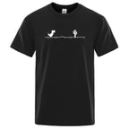 Dinosaur Cactus Funny Graphic T-shirt