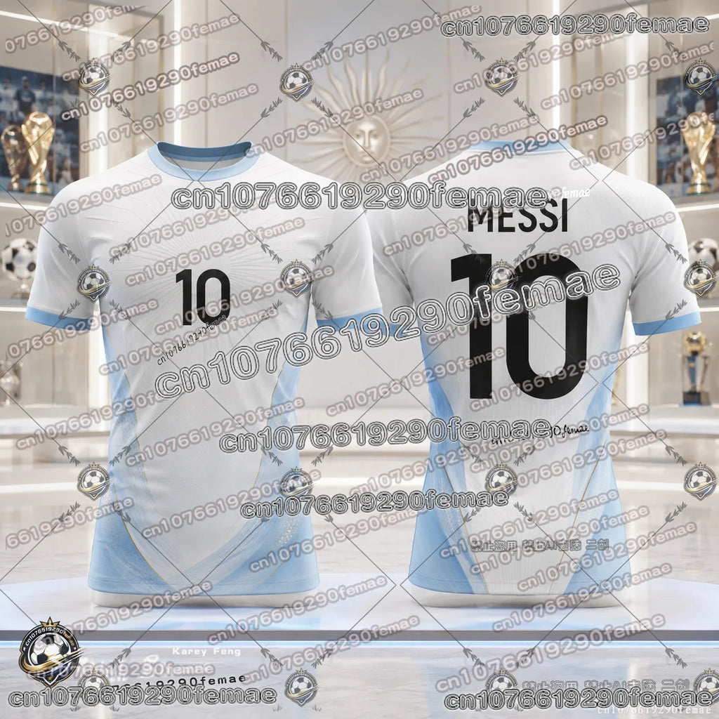 2026 Messi Football Fans Commemorative Jersey Quick Dry Breathable