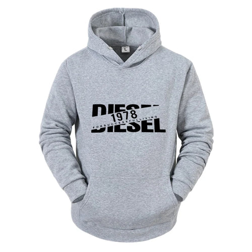 2025 Autumn/Winter Casual Printed Hoodie Classic Style Fashion Men's