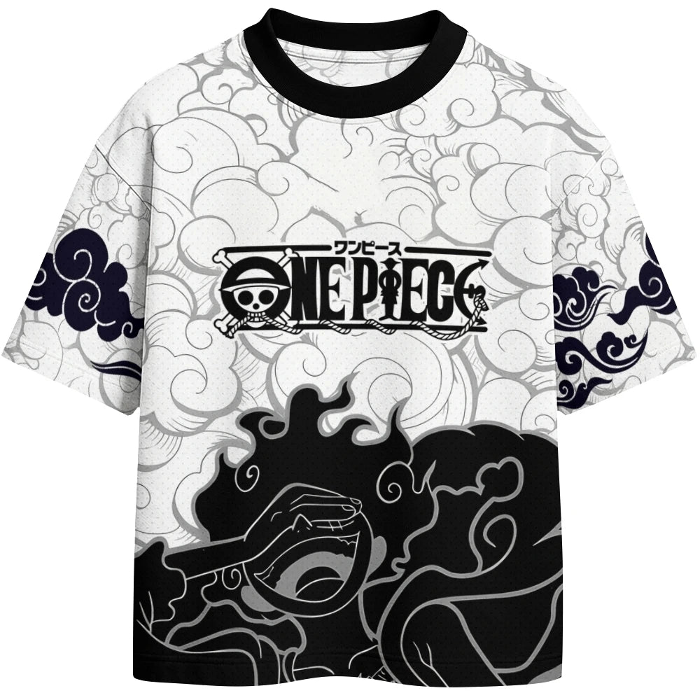 One Piece Luffy Zoro Japanese Anime Football Sports Jersey  Kids