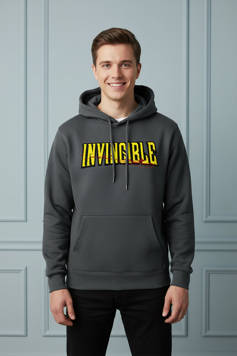 Invincible Mark Superhero Printed Hoodie