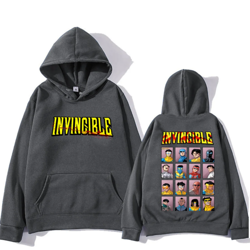 Invincible Mark Superhero Printed Hoodie