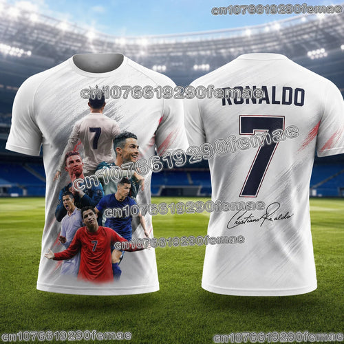 2026 New Ronaldo No.7 Football Jersey Oversized Breathable Training