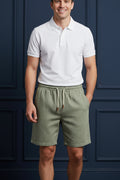 Men Linen Casual Shorts