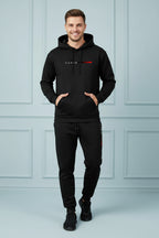 2025 letter printed sportswear set men's hooded sweatshirt long pants