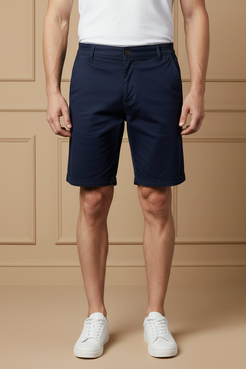 Cotton Solid Shorts for Men