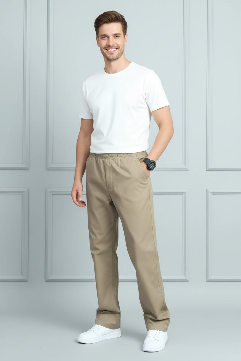 Men Loose Fit Cotton Joggers