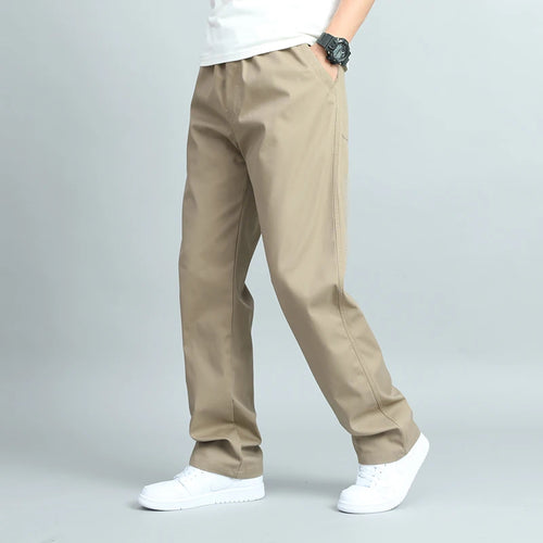 Men Loose Fit Cotton Joggers