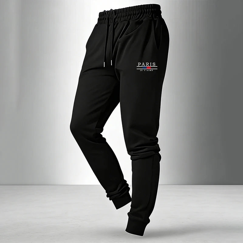 Men Paris Print Tracksuit