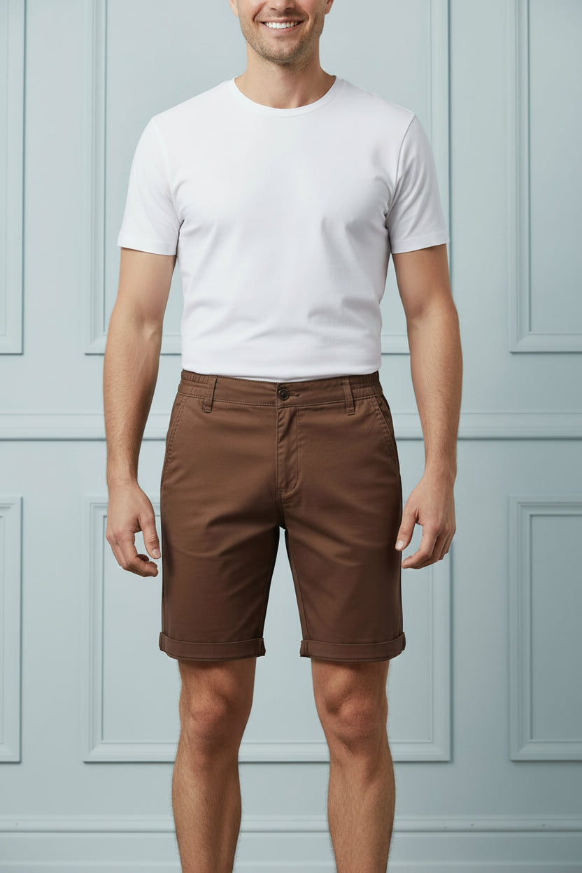 Cotton Solid Shorts for Men