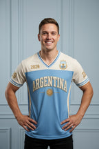 Men Argentina 3D Football Jersey