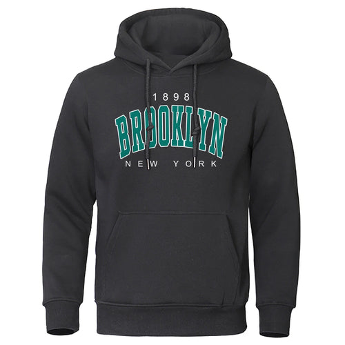 Brooklyn New York Printed Hoodie