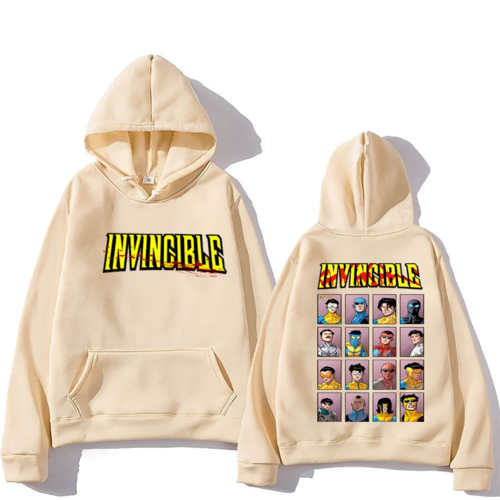 Invincible Mark Superhero Printed Hoodie