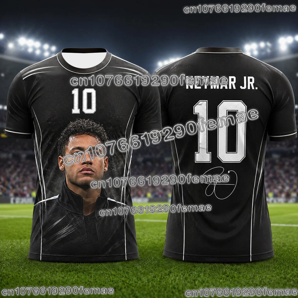 New Trendy Neymar Soccer Jersey 3D Printed Breathable Summer Sports