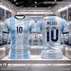 2026 Messi Football Fans Commemorative Jersey Quick Dry Breathable