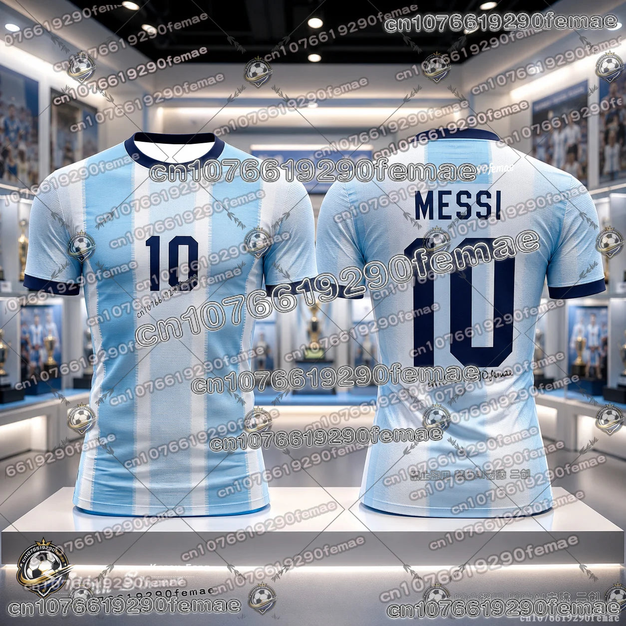 2026 Messi Football Fans Commemorative Jersey Quick Dry Breathable