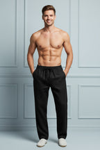 Men Cotton Linen Casual Joggers