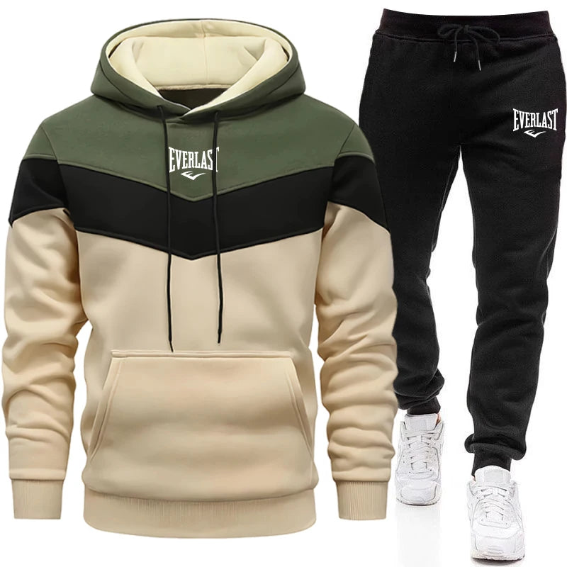 Men Hoodie and Sweatpants Tracksuit