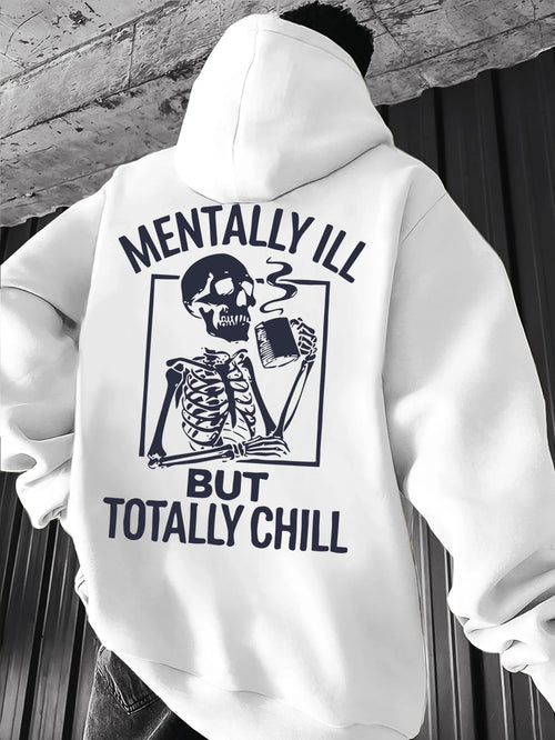 Men Lightweight Loose Pullover Hoodie