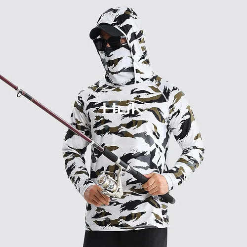 Men Fishing Hooded Sweatshirt