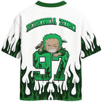 One Piece Luffy Zoro Japanese Anime Football Sports Jersey  Kids