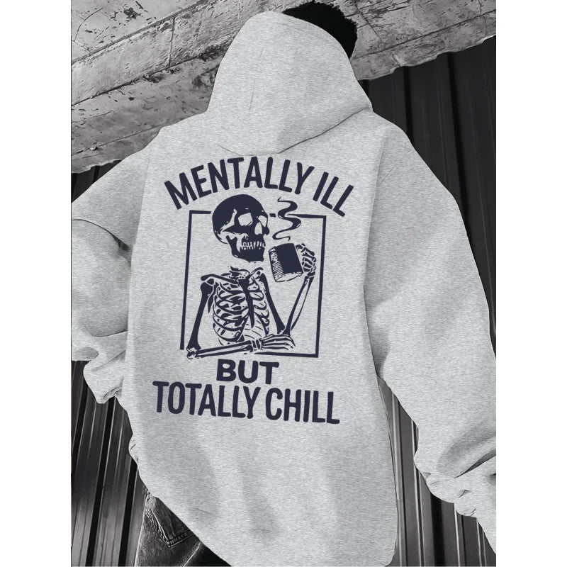 Men Lightweight Loose Pullover Hoodie