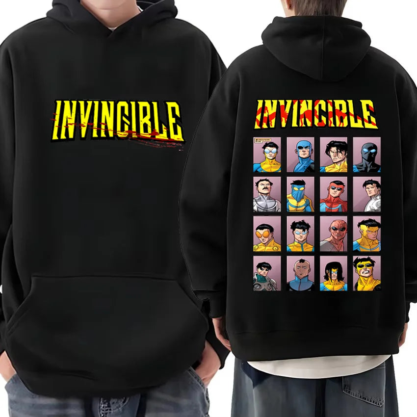 Invincible Mark Superhero Printed Hoodie