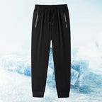 Men's Fitness Pants Zippered Pockets Stretch Sports Pants Running