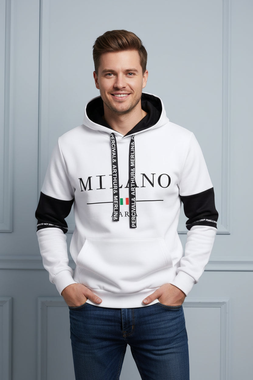 Men Casual Print Sweatshirts Hoodie