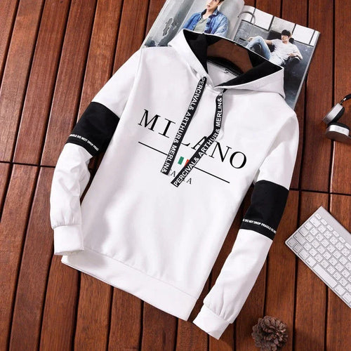 Men Casual Print Sweatshirts Hoodie