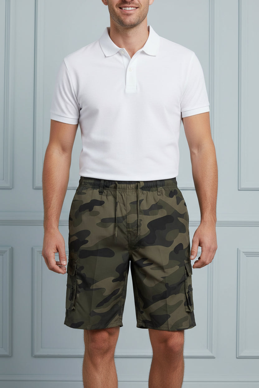 Mens Tactical Cargo Hiking Shorts