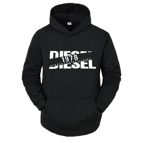 2025 Autumn/Winter Casual Printed Hoodie Classic Style Fashion Men's