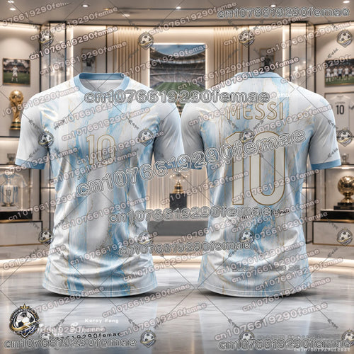 2026 Messi Football Fans Commemorative Jersey Quick Dry Breathable