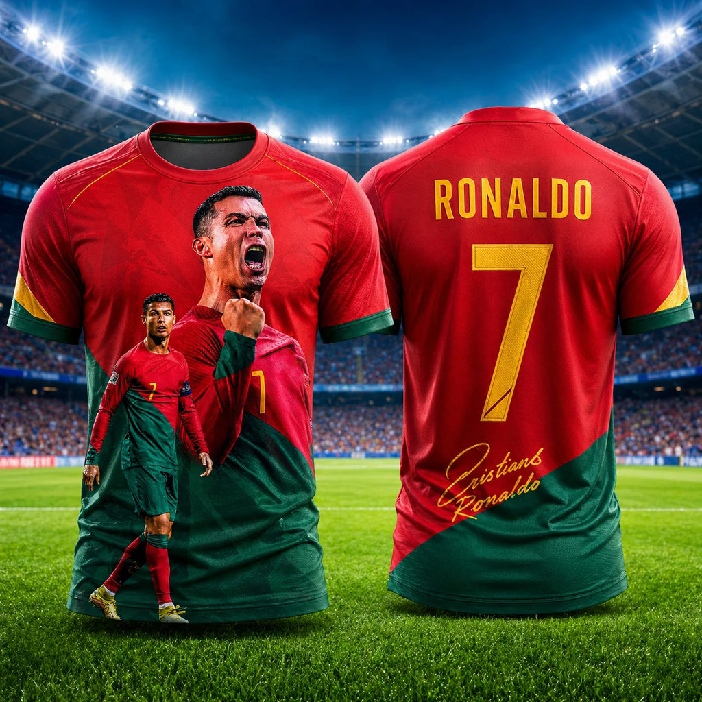 2026 New Ronaldo No.7 Football Jersey Oversized Breathable Training