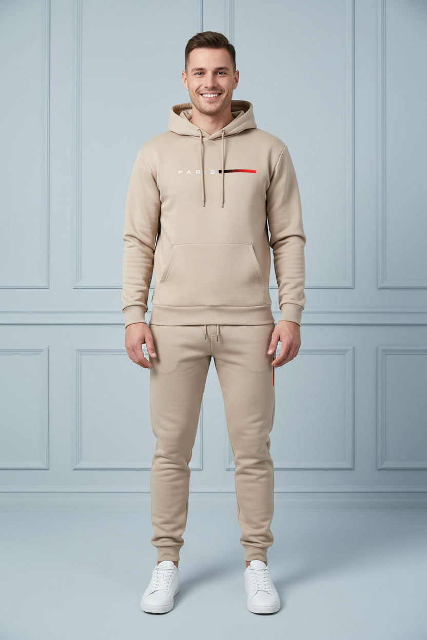 2025 letter printed sportswear set men's hooded sweatshirt long pants