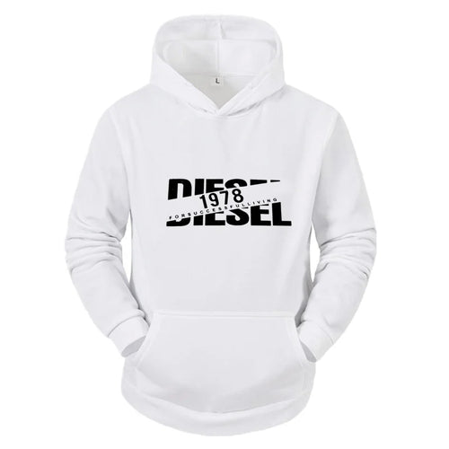2025 Autumn/Winter Casual Printed Hoodie Classic Style Fashion Men's