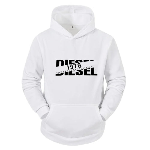 2025 Autumn/Winter Casual Printed Hoodie Classic Style Fashion Men's