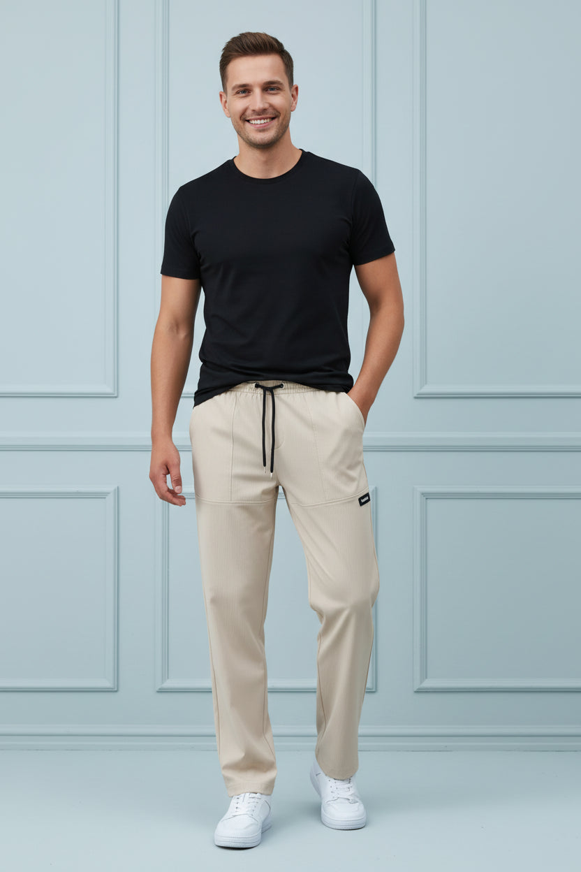 Men Lightweight Casual Loose Trousers