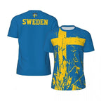 Sweden 3D Printed Football Jersey for Men