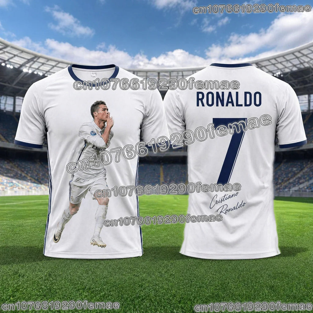 2026 New Ronaldo No.7 Football Jersey Oversized Breathable Training
