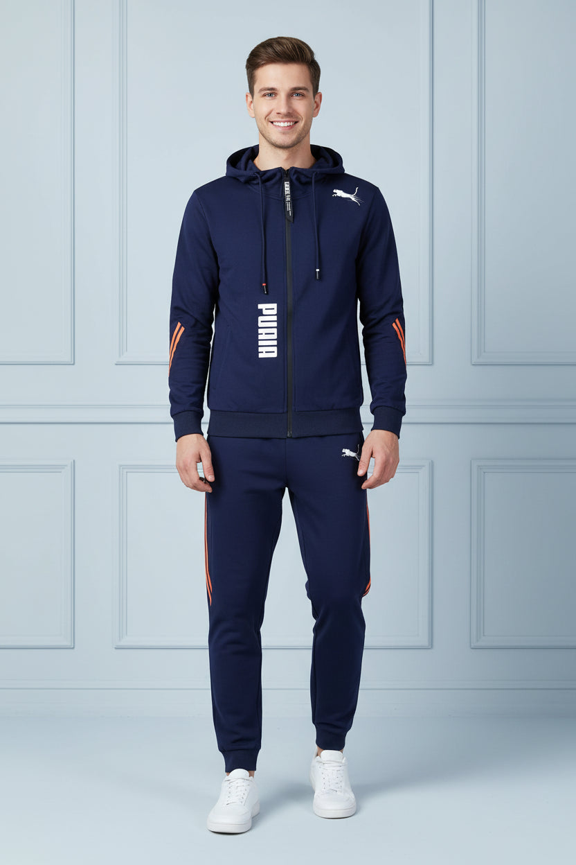 Men Hoodie Joggers Tracksuit Set