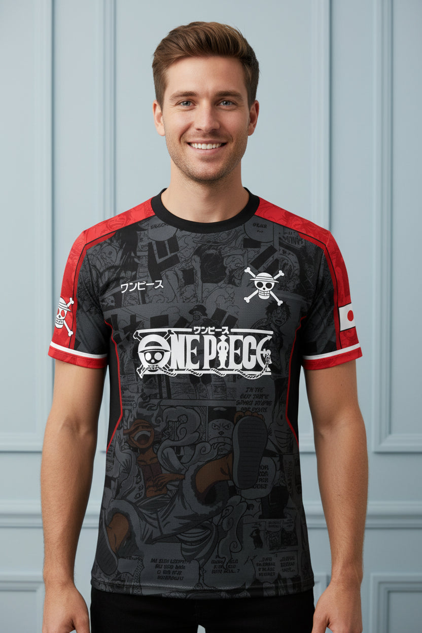 One Piece Luffy Football Jersey